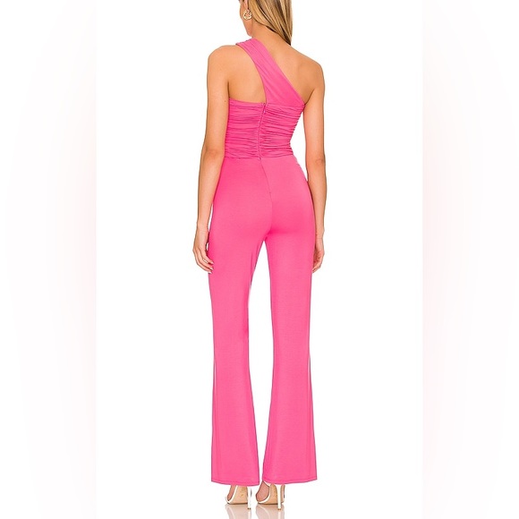 Revolve Lovers and Friends Liv Jumpsuit in Hot Pink Sz S. - Picture 3 of 7